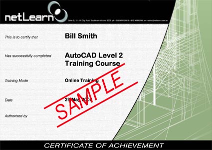 AutoCAD Level 2 Certificate